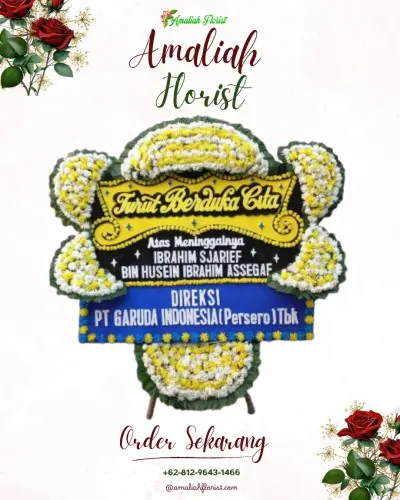 Papan Bunga Duka di Cilongok